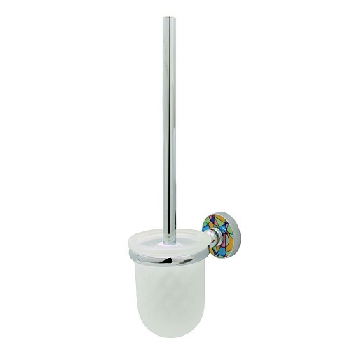 Ершик для унитаза WasserKraft Diemel подвесной стекло/металл хром (K-2227) Ершик для унитаза WasserKraft Diemel подвесной стекло/металл хром (K-2227)