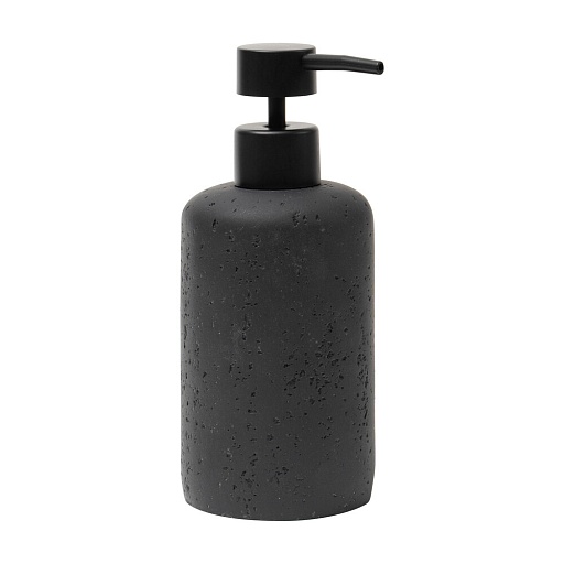 Дозатор для мыла Master House Volcano настольный полирезин черный (84408)