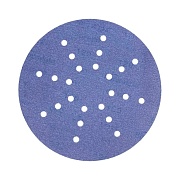 Диск шлифовальный КМ Purple d225 мм Р40 на липучку бумажная основа (5 шт.)