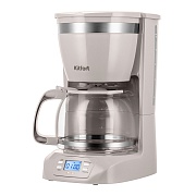Кофеварка капельная Kitfort КТ-7388 бежевая