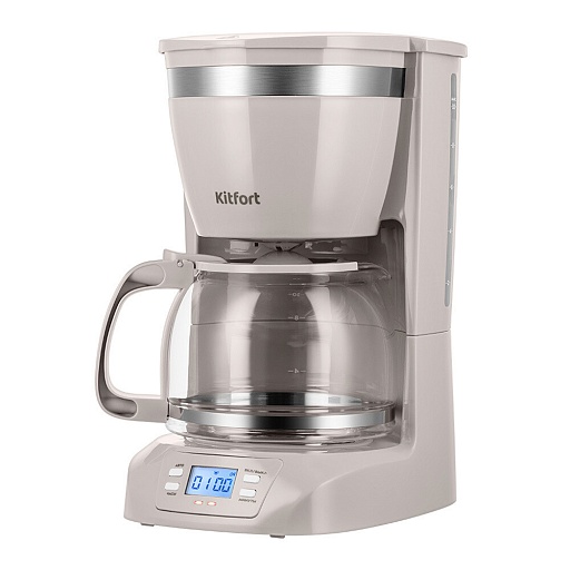 Кофеварка капельная Kitfort КТ-7388 бежевая