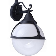 Светильник садово-парковый настенный Arte Lamp Monaco черный E27 IP44 (A1492AL-1BK)