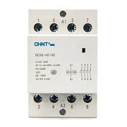 Контактор модульный Chint NCH8 230 В 40 А тип AC 4НО (256099) Контактор модульный Chint NCH8 230 В 40 А тип AC 4НО (256099)