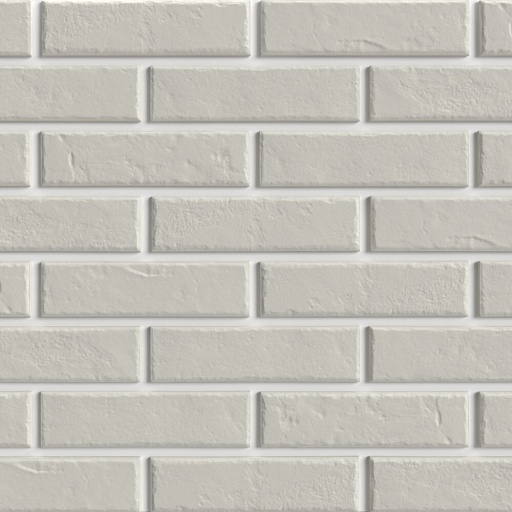 Клинкерная плитка для фасада BestPoint Classic Blanc (32 шт.= 0,5 кв.м) белая 245х65х8,5 мм