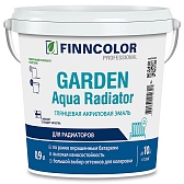 Эмаль для радиаторов Finncolor Garden Aqua Radiator база A белая глянцевая акриловая 0,9 л Эмаль для радиаторов Finncolor Garden Aqua Radiator база A белая глянцевая акриловая 0,9 л