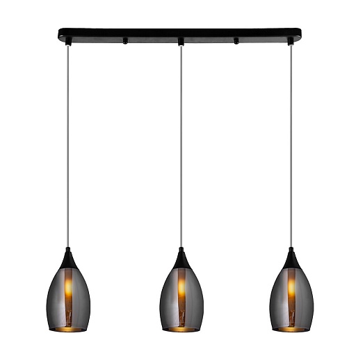 Светильник подвесной Arte Lamp Barry E14 120 Вт 4 кв.м черный IP20 (A7951SP-3BK)