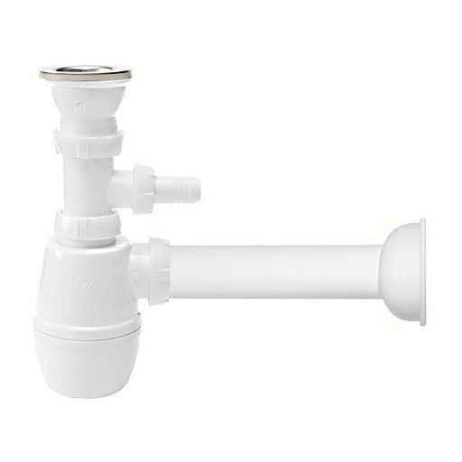 Сифон для раковины Wirquin Минор 1 1/4х40 мм с выпуском 40 мм с соединением 40 мм белый (30987190) Сифон для раковины Wirquin Минор 1 1/4х40 мм с выпуском 40 мм с соединением 40 мм белый (30987190)
