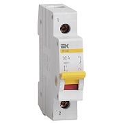 Выключатель нагрузки IEK Karat ВН-32 1P 32А 400 В на DIN-рейку (MNV10-1-032)