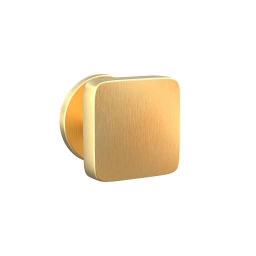 Ручка дверная Punto R.ARC.R52.Salut SSG-39 круглая розетка сатинированное золото (47941)