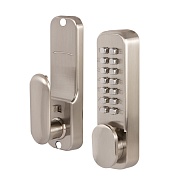 Замок врезной Ajax RIM-200 code SN для межкомнатной двери под фиксатор матовый никель