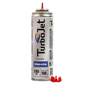 Баллон газовый для заправки зажигалок Turbojet одноразовый 0,335 л Баллон газовый для заправки зажигалок Turbojet одноразовый 0,335 л