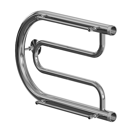 Полотенцесушитель водяной MyFrea 320х600 мм фокстрот с боковым подключением 320 мм с полкой хром Полотенцесушитель водяной MyFrea 320х600 мм фокстрот с боковым подключением 320 мм с полкой хром