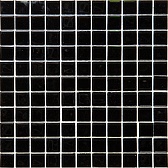 Мозаика Mir Mosaic Natural Color palette черная стеклянная 300х300х4 мм глянцевая