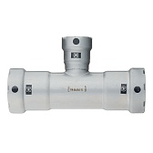 Тройник Viega Megapress SC-Contur (695057) 1 1/4" х 3/4" х 1 1/4" пресс нелегированная оцинкованная сталь Тройник Viega Megapress SC-Contur (695057) 1 1/4" х 3/4" х 1 1/4" пресс нелегированная оцинкованная сталь