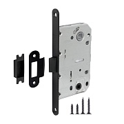 Замок врезной Fuaro Plastic P96WC-50 для межкомнатной двери под фиксатор черный Замок врезной Fuaro Plastic P96WC-50 для межкомнатной двери под фиксатор черный