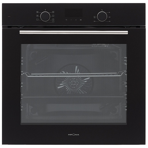 Духовой шкаф электрический встраиваемый Krona Legende 60 BL 595 мм черный