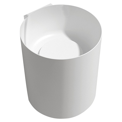 Раковина Abber Stein 42 см подвесная белая матовая (AS2624)