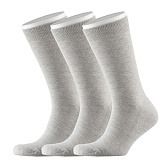 Носки мужские Hesler кардная пряжа 44-46 серые (3 пары)