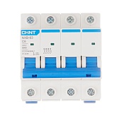 Автоматический выключатель модульный Chint NXB-63 4P 6А тип C 6 кА 400 В (814246)