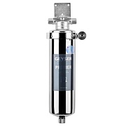 Корпус фильтра Гейзер Премьер для холодной и горячей воды нержавеющая сталь 10SL 3/4 НР(ш) х 3/4 НР(ш) серый