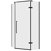 Душевой уголок Abber Ewiges Wasser черный 100х100х195 см пятиугольник стекло прозрачное 6 мм (AG05100B)