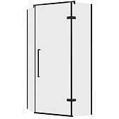 Душевой уголок Abber Ewiges Wasser черный 100х100х195 см пятиугольник стекло прозрачное 6 мм (AG05100B)