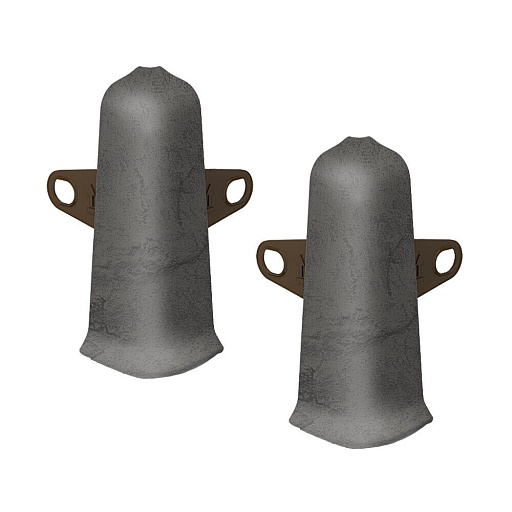 Угол наружный Идеал Деконика 70 мм лофт серый Г-профиль (2 шт.)