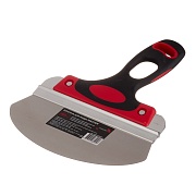 Шпатель для набирания смеси фасадный Hesler 200 мм с эргономичной прорезиненной ручкой (540-692877) Шпатель для набирания смеси фасадный Hesler 200 мм с эргономичной прорезиненной ручкой (540-692877)