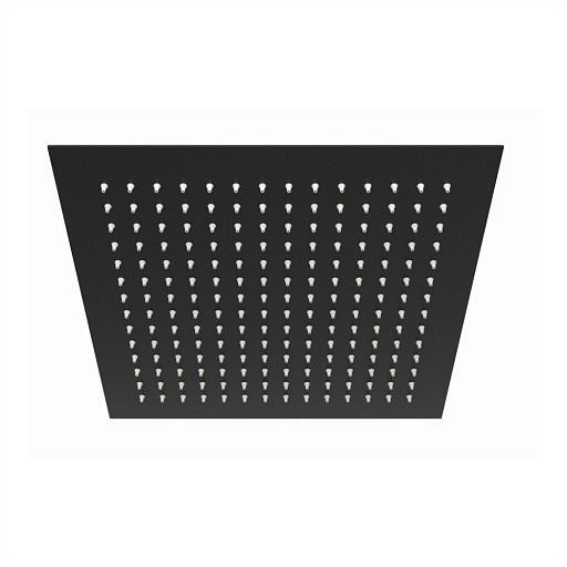 Лейка для верхнего душа WasserKraft 300х300 мм металл черный (A162) Лейка для верхнего душа WasserKraft 300х300 мм металл черный (A162)