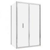 Душевой уголок Abber Sonnenstrand хром 90х90х195 см квадрат стекло прозрачное 6 мм (AG07090-S90)