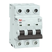 Выключатель нагрузки EKF Averes AVN (avn-3-63-av) 3 63А тип АС 6 кА 400 В на DIN-рейку