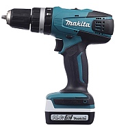 Дрель-шуруповерт ударная аккумуляторная Makita HP347DWE 14,4 В 1,5 Ач Li-Ion 2 АКБ и ЗУ Дрель-шуруповерт ударная аккумуляторная Makita HP347DWE 14,4 В 1,5 Ач Li-Ion 2 АКБ и ЗУ