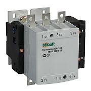 Контактор модульный Dekraft КМ-103 220 В 185 А тип AC 1НО+1НЗ (22154DEK)