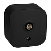 Розетка телевизионная Legrand Quteo накладная черная (782478) Розетка телевизионная Legrand Quteo накладная черная (782478)