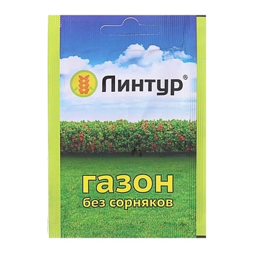Средство для защиты газона от сорняков Ваше хозяйство Линтур 1,8 г Средство для защиты газона от сорняков Ваше хозяйство Линтур 1,8 г