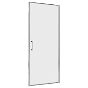 Душевая дверь Abber стекло прозрачное 90х195 см профиль хром 6 мм распашная (AG04090)