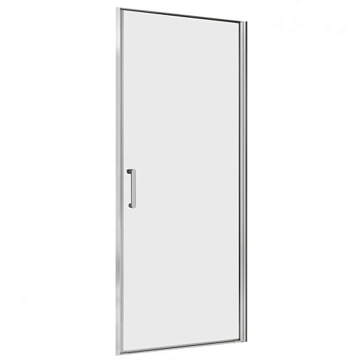 Душевая дверь Abber стекло прозрачное 90х195 см профиль хром 6 мм распашная (AG04090)