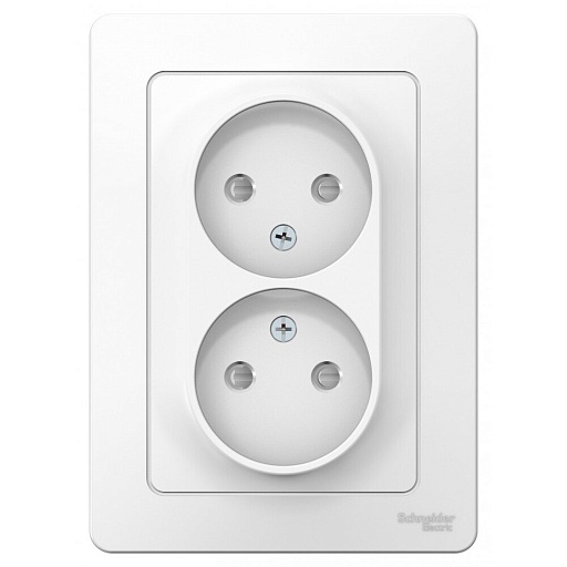 Розетка Systeme Electric Blanca встраиваемая белая со шторками (BLNRS000121) Розетка Systeme Electric Blanca встраиваемая белая со шторками (BLNRS000121)