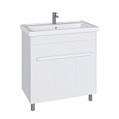 Комплект тумба с раковиной Sanstar Модена 80 см напольная белая (225.1-1.4.1.КФОС) Комплект тумба с раковиной Sanstar Модена 80 см напольная белая (225.1-1.4.1.КФОС)