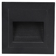 Подсветка для лестниц встраиваемая светодиодная черная 5 Вт 4200К IP65 Arte Lamp Piazza (A7325IN-1BK)