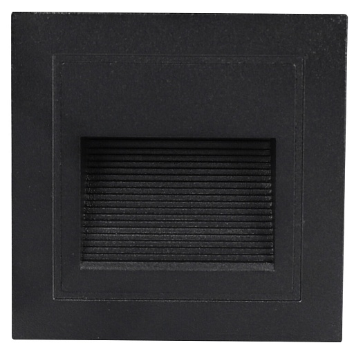 Подсветка для лестниц встраиваемая светодиодная черная 5 Вт 4200К IP65 Arte Lamp Piazza (A7325IN-1BK)