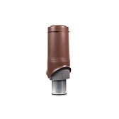 Вентиляционный выход Krovent Pipe-VT изолированный d125 мм коричневый Вентиляционный выход Krovent Pipe-VT изолированный d125 мм коричневый