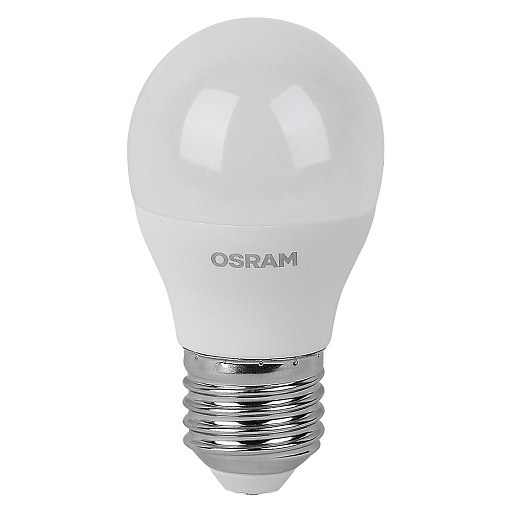 Лампа светодиодная Osram Е27 2700К 5 Вт 470 Лм 230 В шар матовая