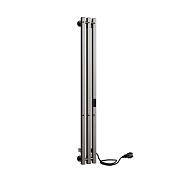 Полотенцесушитель электрический Indigo Style Pro 1200х130 мм 107 Вт с терморегулятором оружейная сталь