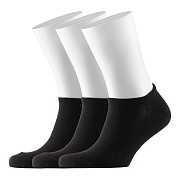 Носки мужские низкие Hesler кардная пряжа 41-43 черные (3 пары)