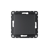 Умный выключатель сенсорный Systeme Electric AtlasDesign Smart (ATN001053Z) двухклавишный скрытая установка карбон
