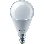 Лампа светодиодная Navigator E14 4000К 8,5 Вт 680 Лм 230 В шар матовая