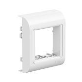 Рамка для кабель-канала DKC Brava PDA-BN 80 белая 2 модуля (10443DIY) Рамка для кабель-канала DKC Brava PDA-BN 80 белая 2 модуля (10443DIY)