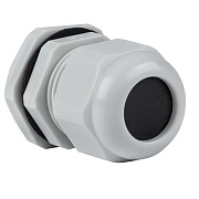 Кабельный ввод EKF PROxima PG16 диаметром 10-14 мм IP54 пластиковый серый (20 шт.) (plc-pg-16-r)