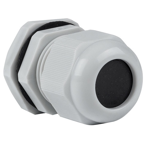 Кабельный ввод EKF PROxima PG16 диаметром 10-14 мм IP54 пластиковый серый (20 шт.) (plc-pg-16-r)